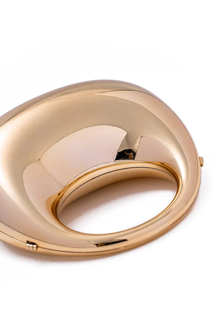 Textured Orb Clutch with Handle