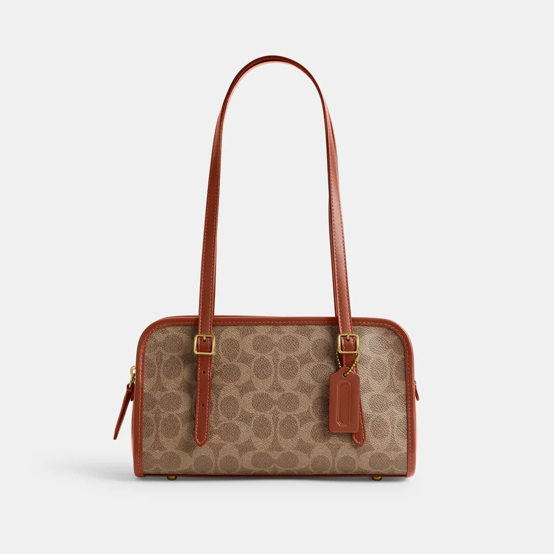 Classic Flat-Profile Shoulder Bag