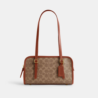 Classic Flat-Profile Shoulder Bag