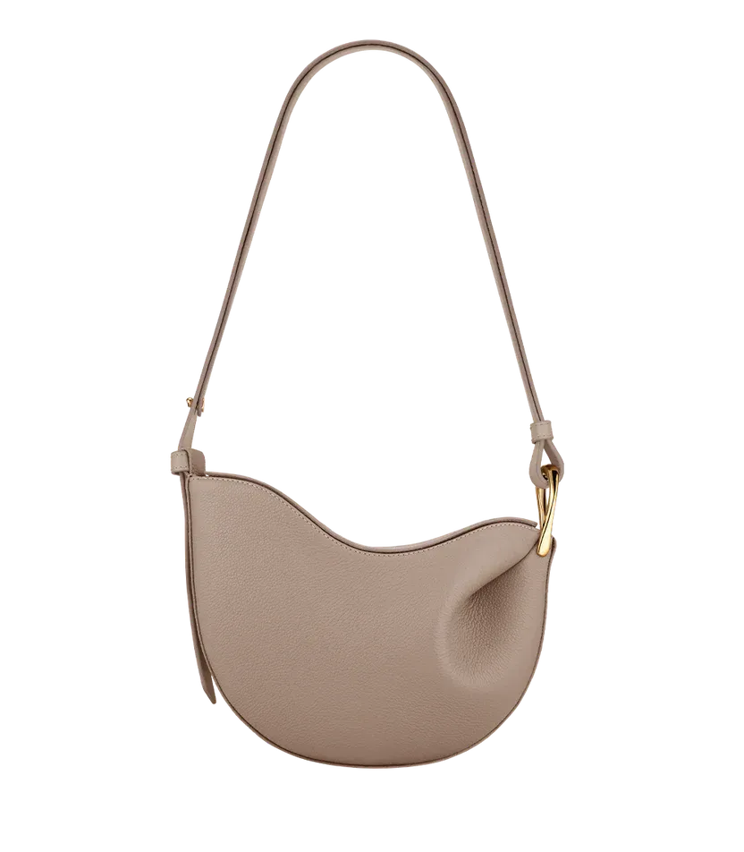 Sculpted Crescent Shoulder Bag