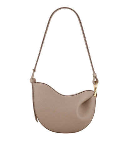 Sculpted Crescent Shoulder Bag