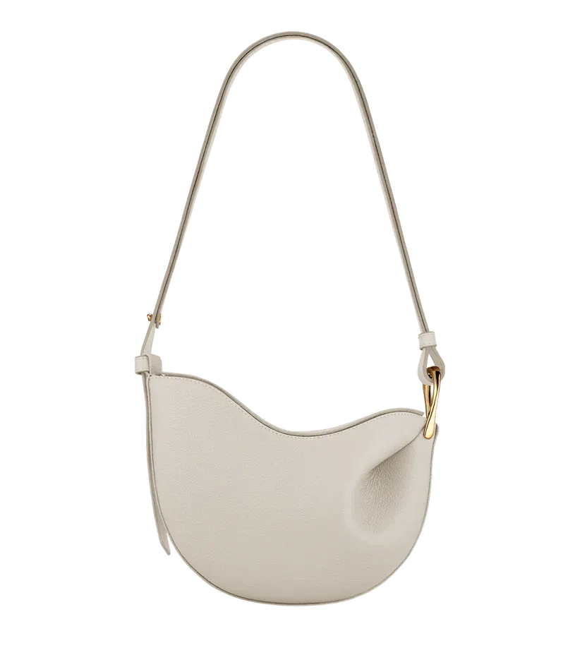 Sculpted Crescent Shoulder Bag