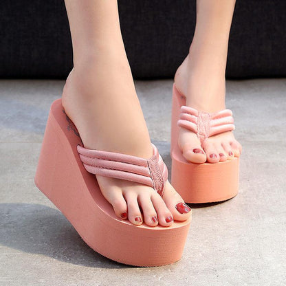 Sculpted Sole Thong Sandals