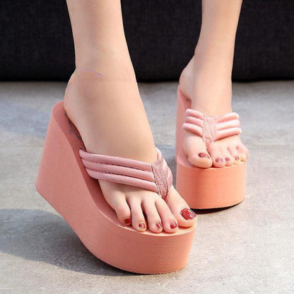 Sculpted Sole Thong Sandals