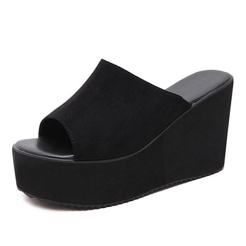 Curved Sole Slip-In Sandals