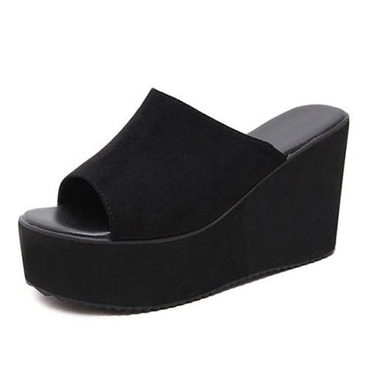 Curved Sole Slip-In Sandals