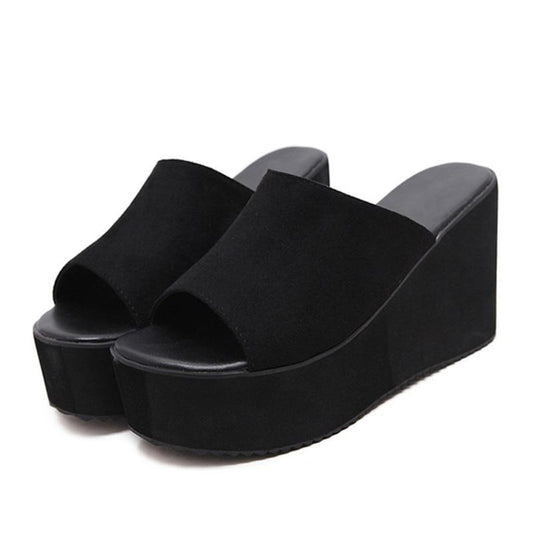Curved Sole Slip-In Sandals
