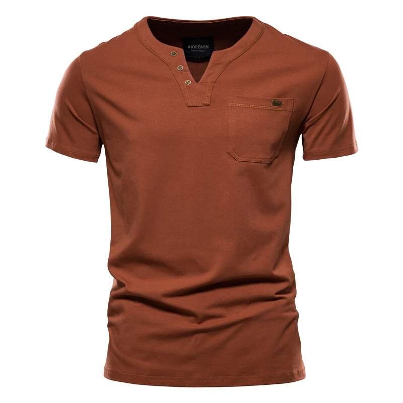 Edge-Stitch Pocket Henley