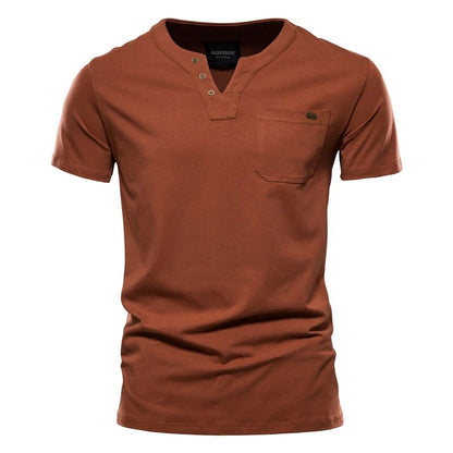 Edge-Stitch Pocket Henley