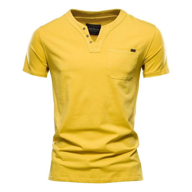 Edge-Stitch Pocket Henley
