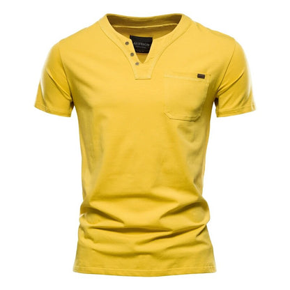 Edge-Stitch Pocket Henley