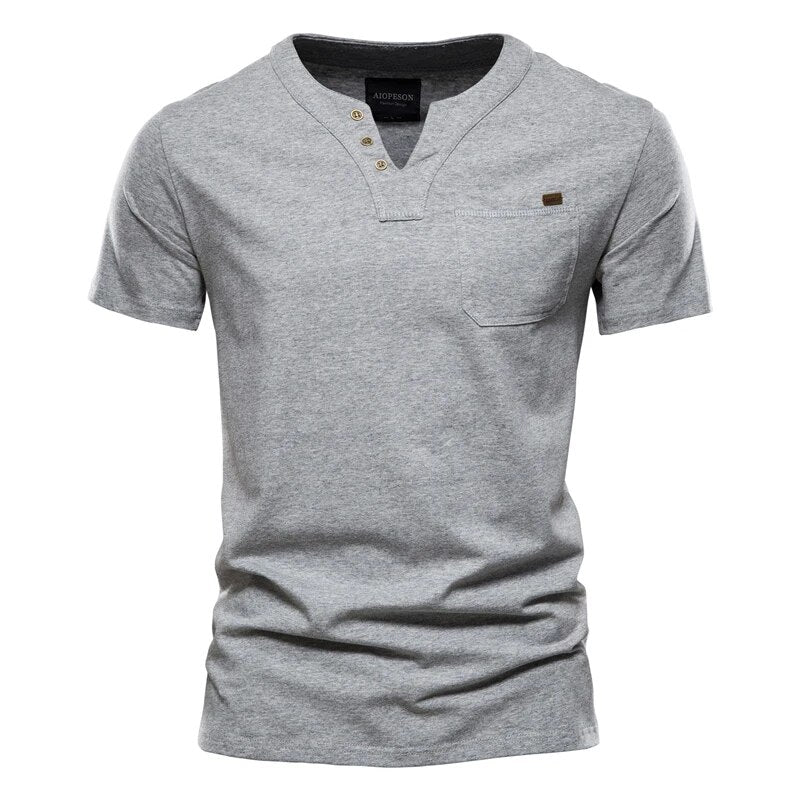 Edge-Stitch Pocket Henley