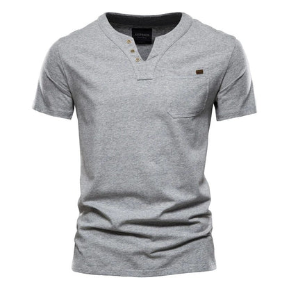 Edge-Stitch Pocket Henley