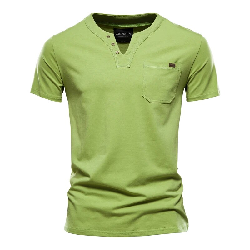 Edge-Stitch Pocket Henley