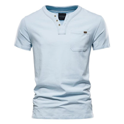 Edge-Stitch Pocket Henley