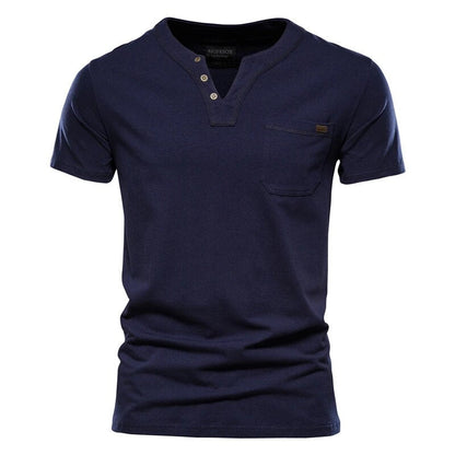 Edge-Stitch Pocket Henley