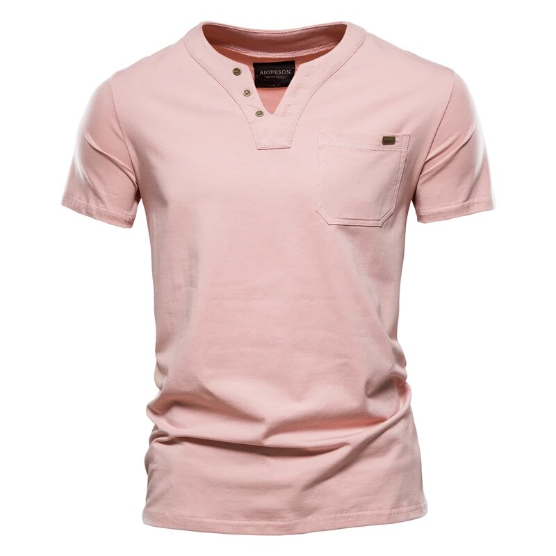 Edge-Stitch Pocket Henley