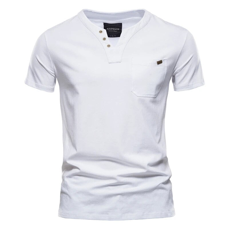 Edge-Stitch Pocket Henley