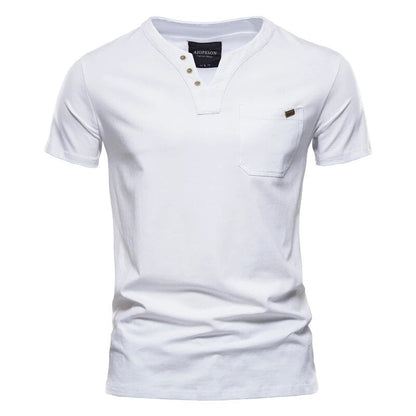 Edge-Stitch Pocket Henley