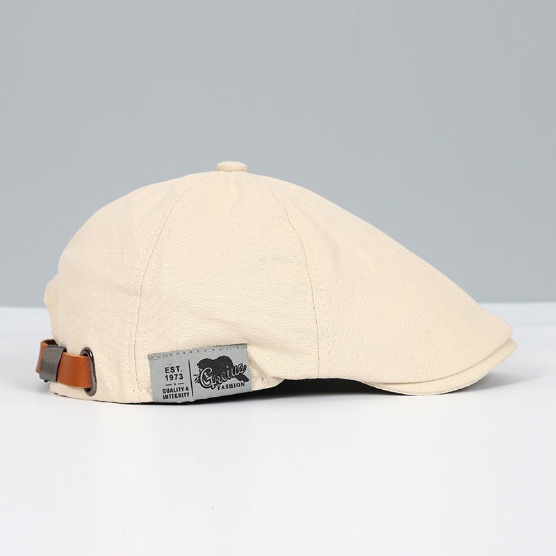 Washed Canvas Cap with Adjustable Strap