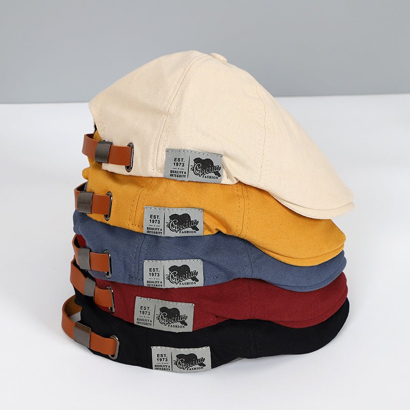 Washed Canvas Cap with Adjustable Strap