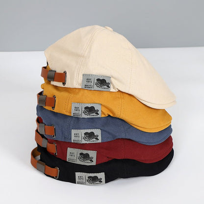 Washed Canvas Cap with Adjustable Strap