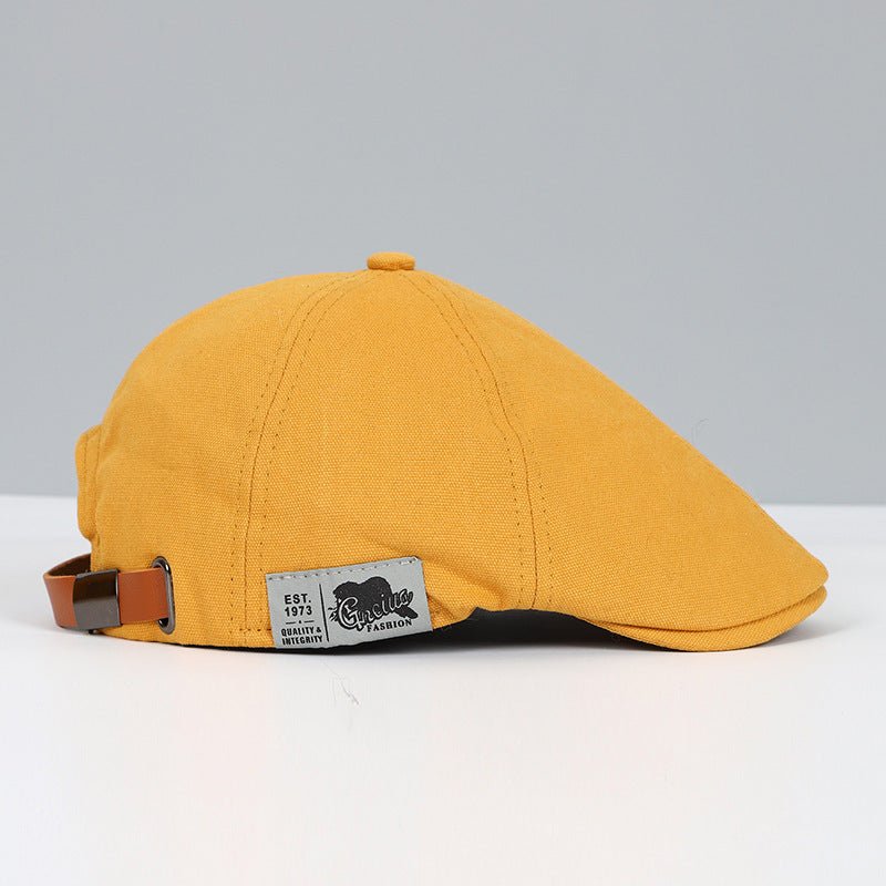 Washed Canvas Cap with Adjustable Strap